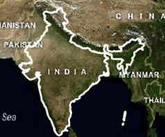 Distortion of Indian map by Microsoft Virtual Earth